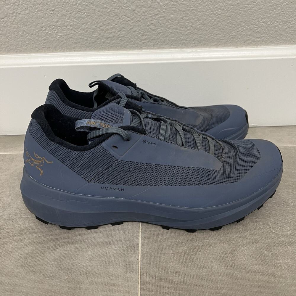 Arcteryx Norvan LD 4 Mens Size 10 Blue Lace Up Trail Vibram Running Shoes